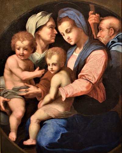 Sacra Famiglia, Elisabetta e Giovannino